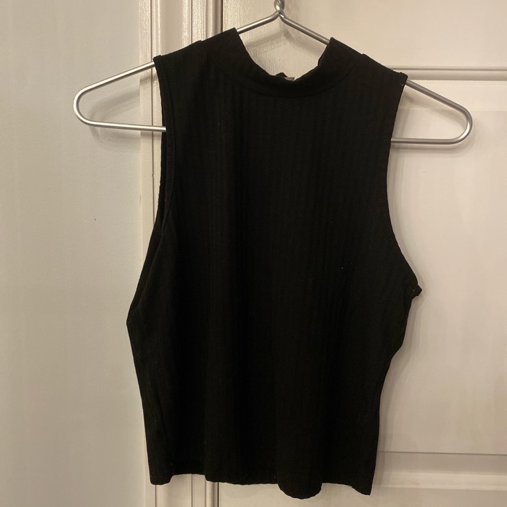 black tank top